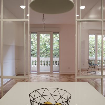 Puertas correderas de cristal templado
