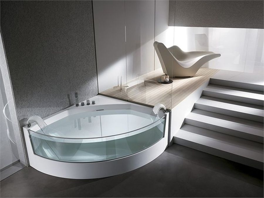 Bañera de fibra de vidrio