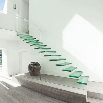 Suelos de cristal en escaleras
