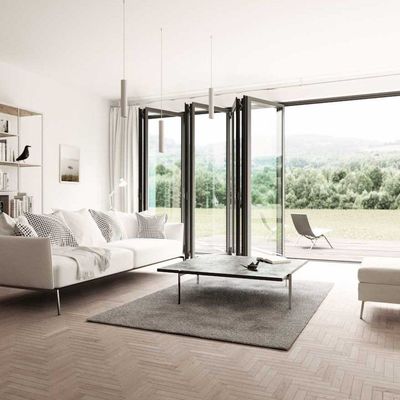 Cerramientos de terrazas con puertas plegables