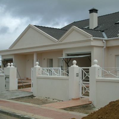 Pintado exterior del chalet