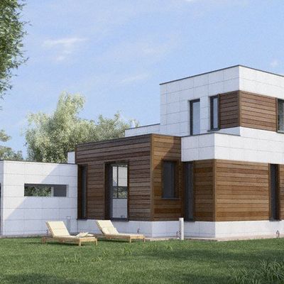 Fachadas revestidas con madera