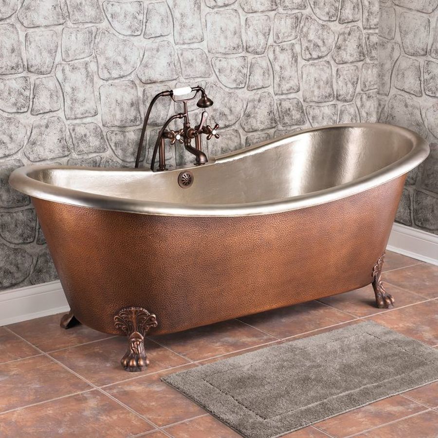 Bañera de metal