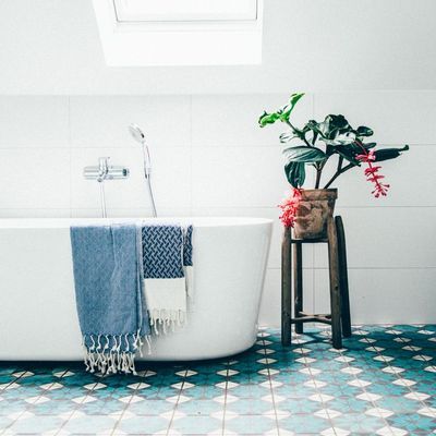 Baños con baldosa hidráulica Baños con baldosa hidráulica