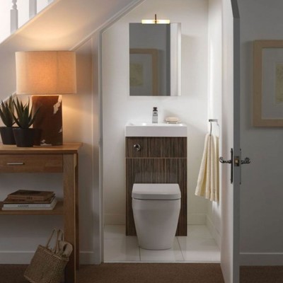 Construir baño bajo la escalera