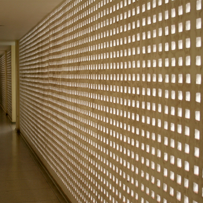 Panel LED en la pared