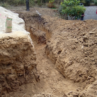 Excavación de zanjas