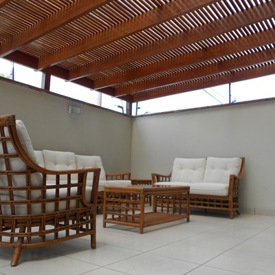Material de la estructura de la pérgola