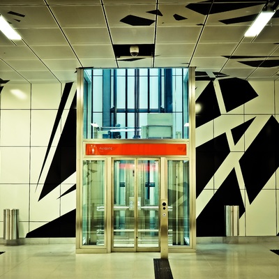 Limpieza de escaleras y ascensores