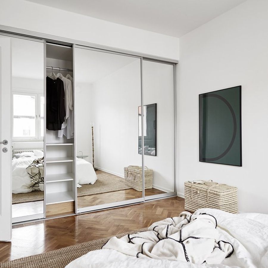 Puertas correderas de cristal para armarios y vestidores