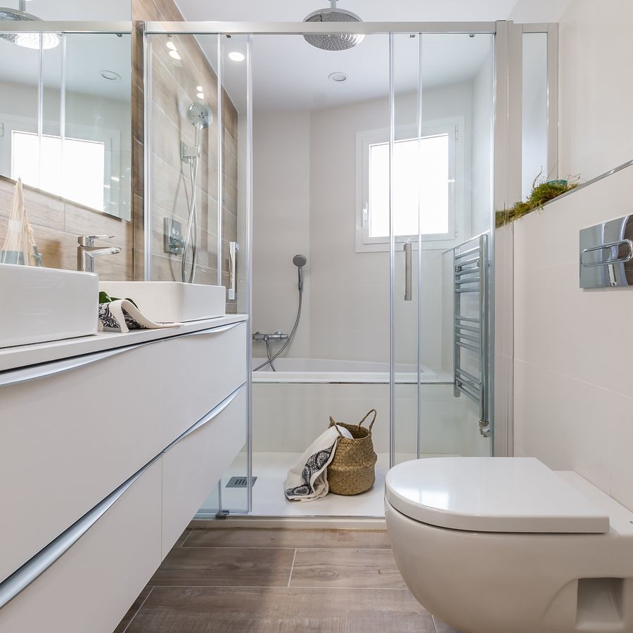 Puertas correderas de cristal para mamparas
