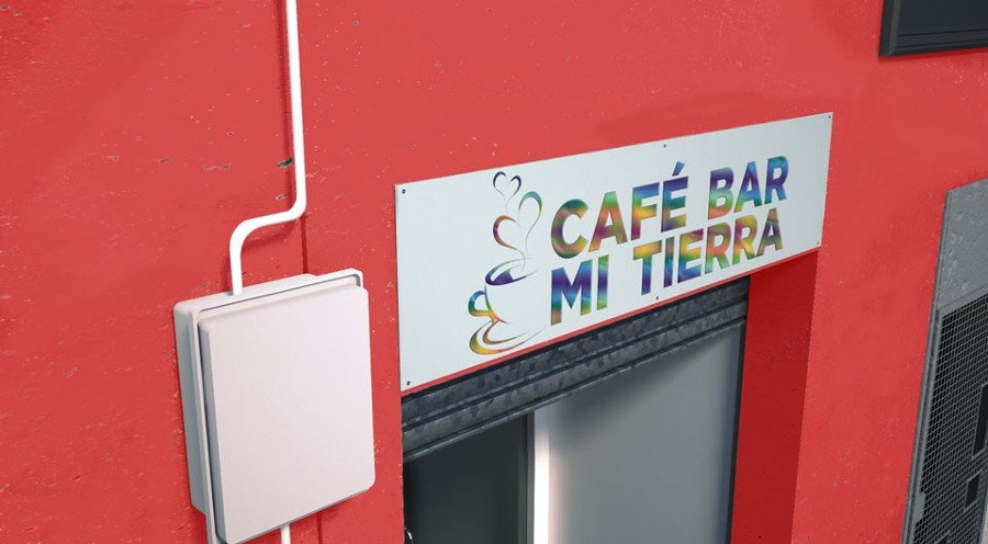 Rótulos sin iluminación (foto de rotulowcost.es)