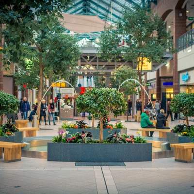 Limpieza de centros comerciales