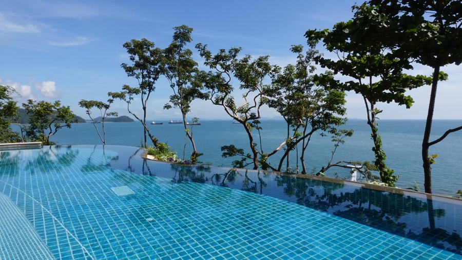 Piscina con gresite