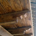 Balcon  en hormigon,  simulando la tipica madera.