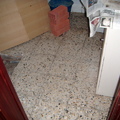 baño azul