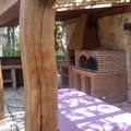 cenador rústico de obra