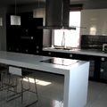 Cocina en DM pintado