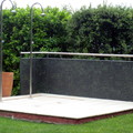 Duchas exteriores.