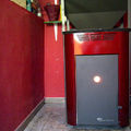 Estufa instalada en Madrid