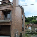 Fachada de la construcción de casa