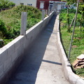 fundicion de muro y paso