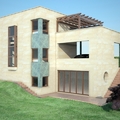 Infografia de vivienda 3D