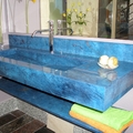 Lavabo mármol tintado