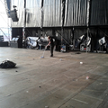limpieza escenario amstel 2013