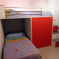 Litera con escalera
