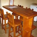 Muebles de algarrobo de Hotel La Pecunia