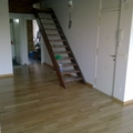 Parquet con escaleras