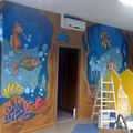 Pintura oleo en paredes