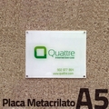 Placa de metraquilato A5 