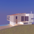 proyecto de vivienda unifamiliar en el campo