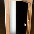 puerta pivotante acorazada