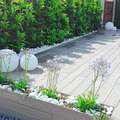 tarima exterior sintetica, jardineria