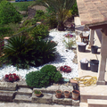 Vista desde altura de jardin en Sineu