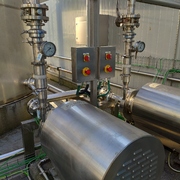 Instalación de unas bombas para la circulación de agua omosis inversa