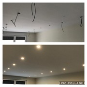 Instalación halógenos Salón