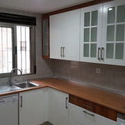 cocina lacada blanca diseño