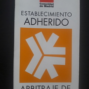 Adherido a Arbitraje de la Comunidad de Madrid