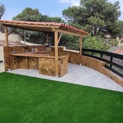 Costrucción de barbacoa