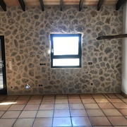 Pared piedra irregular