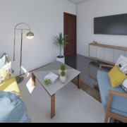 Idea final para decoración de salón