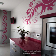 Cocina serigraficada