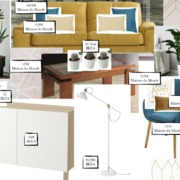 Collage para idea decorativa salón