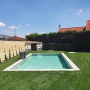 Construcción de Piscina en Jardín