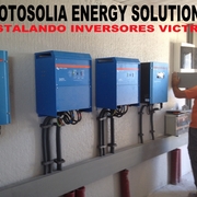 FOTOSOLIA INSTALANDO INVERSORES VICTRON
