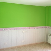 Friso, alisado y pintura de habitacion 2